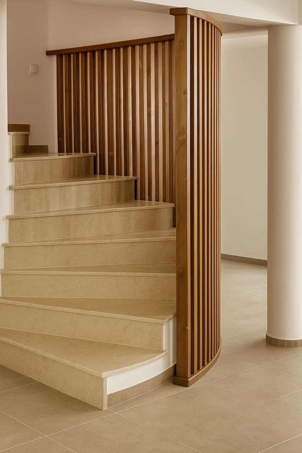 Riflaj Scara - piesa realizata in atelier Artizan Lemn